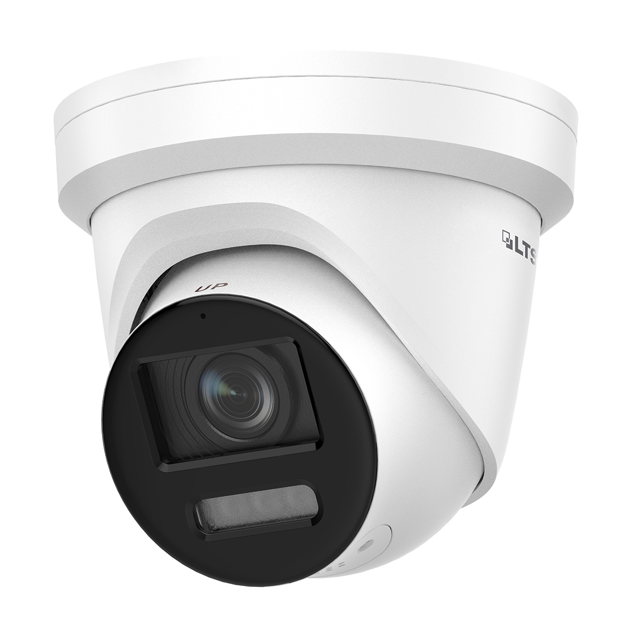 8 MP Fixed Turret Network Camera with Color 24/7, Active Deterrence, and MD 2.0 - Human and Vehicle Detection