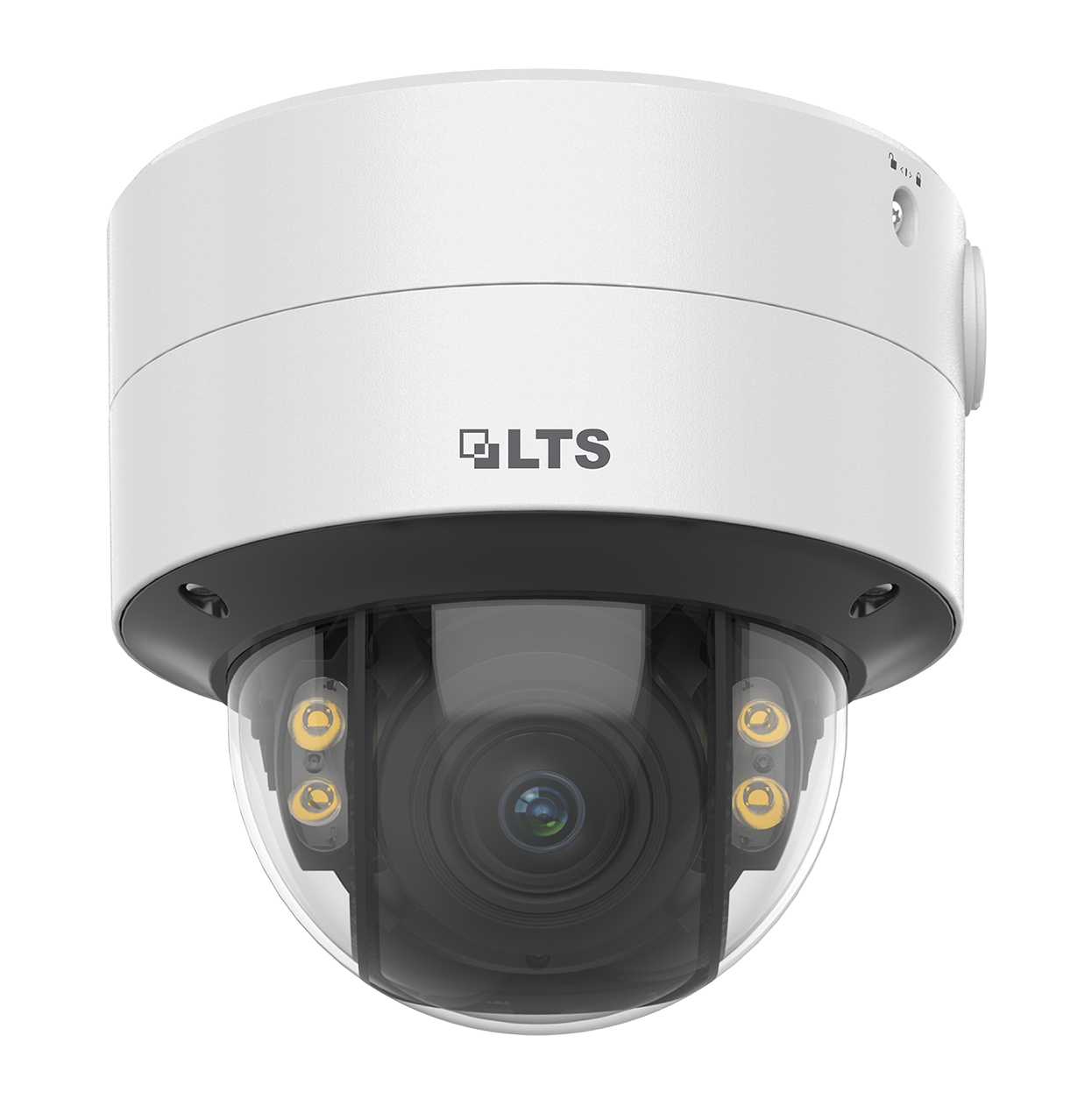 4 MP Motorized Varifocal Dome Network Camera with Color 24/7 and MD 2.0 - Human and Vehicle Detection