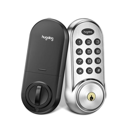Hugolog Electronic Deadbolt Lock (Satin Nickel)