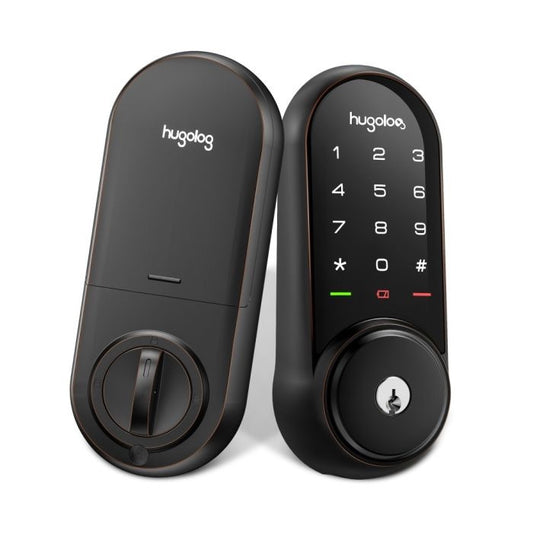 Hugolog Smart Lock With Touchscreen (Rubbed Bronze) Be the first to review this product