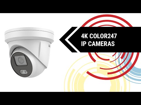 4MP Full Color Fixed Turret Network Camera-4mm