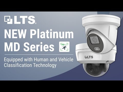 4 MP Strobe Light and Audible Warning Fixed Turret Network Camera-2.8mm