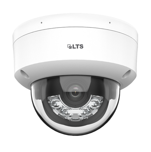 4 MP Fixed Dome Network Camera with Color 24/7, MD 2.0 - Human and Vehicle Detection, and Hybrid Illumination