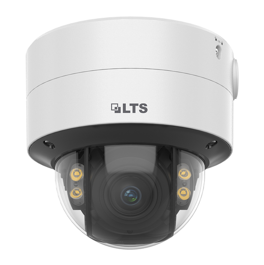 4 MP Motorized Varifocal Dome Network Camera with Color 24/7 and MD 2.0 - Human and Vehicle Detection