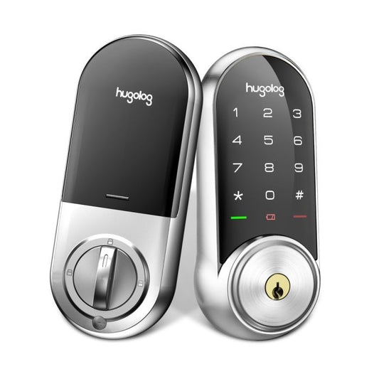 Hugolog Smart Lock With Touchscreen (Satin Nickel)