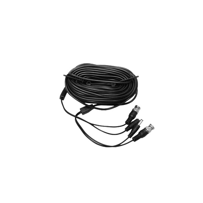 Pre-Made Siamese Cable With Connectors - 150 Ft, Black