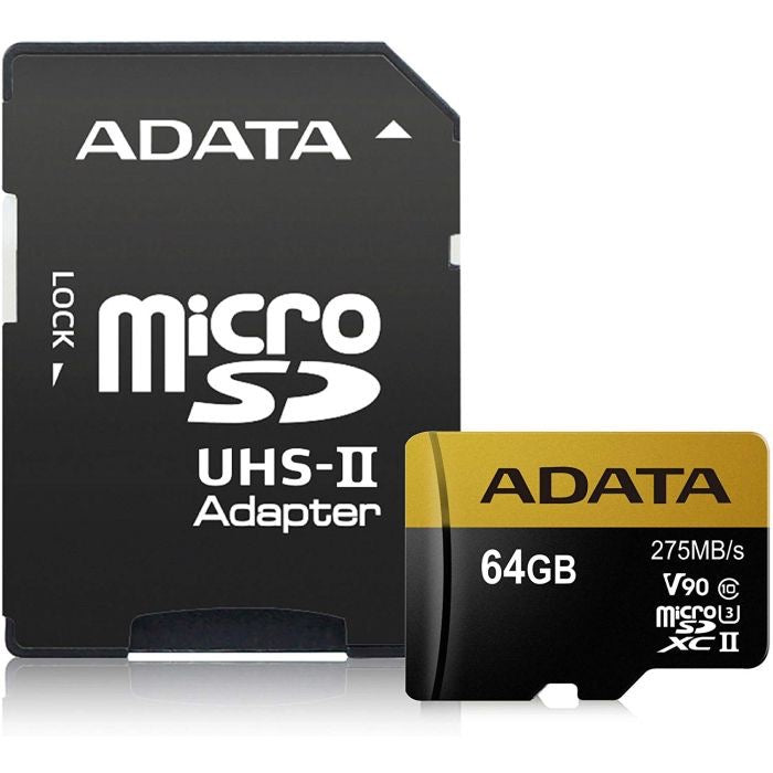 ADATA Premier ONE MicroSD 64 GB With Adapter