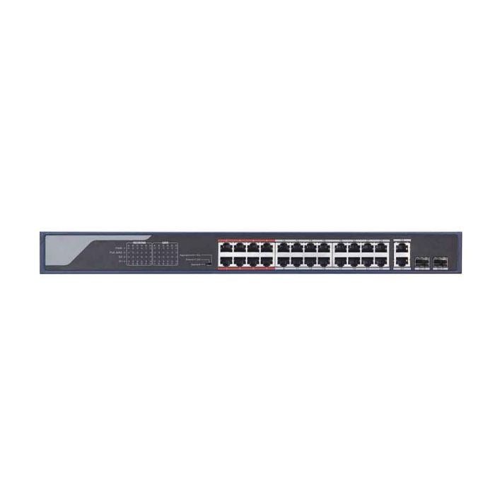24 PoE Port Switch With 2 Gigabit Uplink