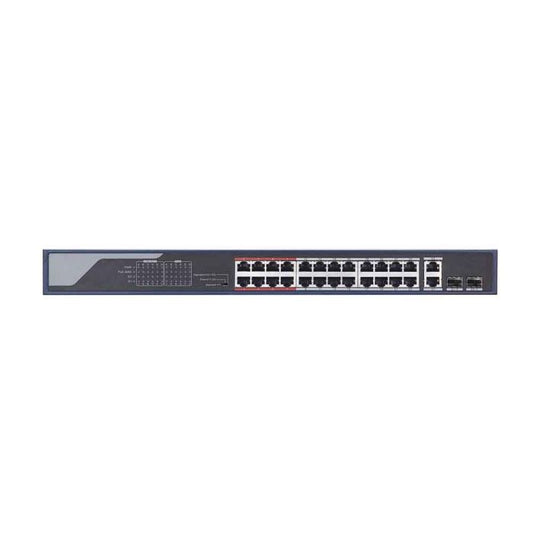 24 PoE Port Switch With 2 Gigabit Uplink