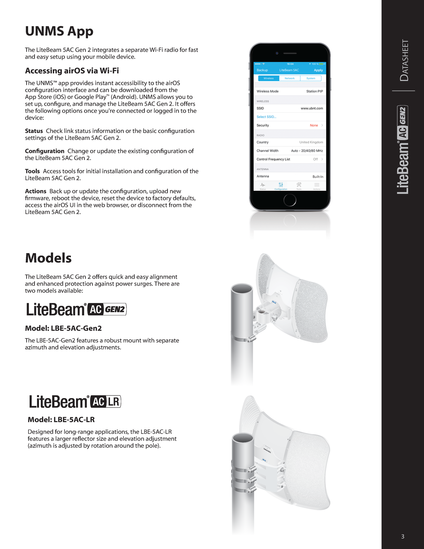 5 GHz LiteBeam AC, Gen2